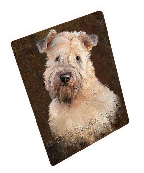Rustic Wheaten Terrier Dog Blanket BLNKT107841