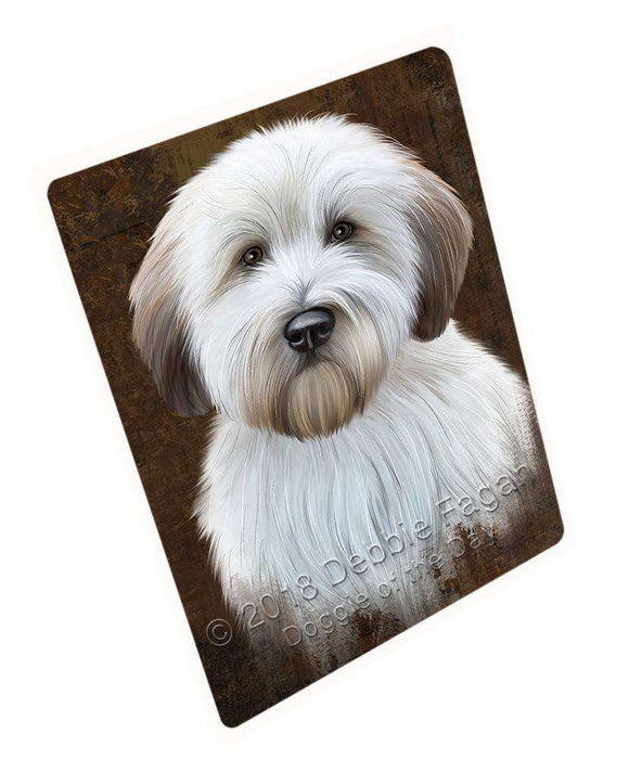 Rustic Wheaten Terrier Dog Blanket BLNKT107859