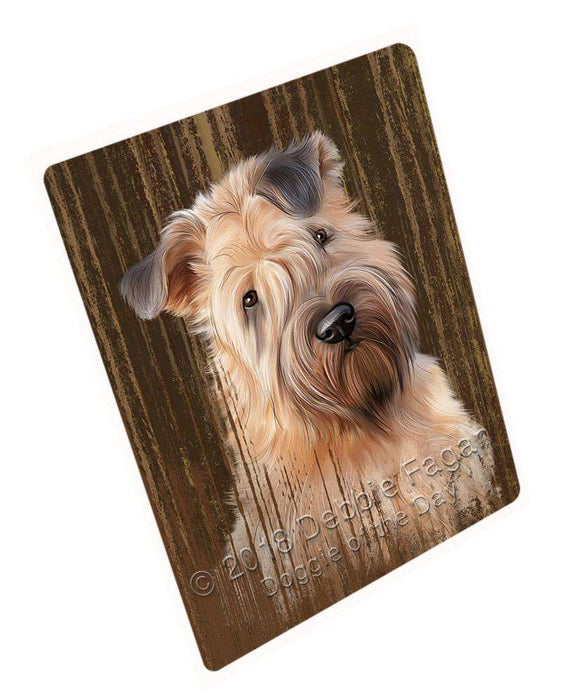 Rustic Wheaten Terrier Dog Blanket BLNKT71589