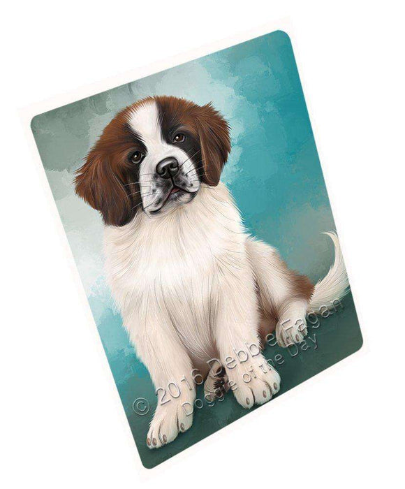 Saint Bernards Dog Tempered Cutting Board