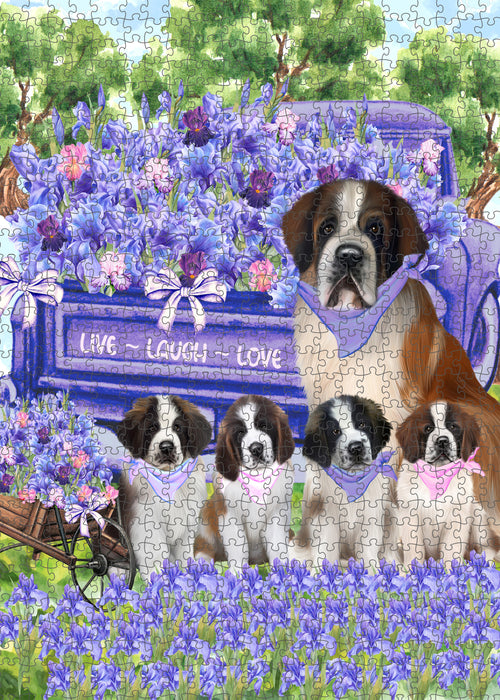 Saint Bernard Jigsaw Puzzle for Adult: Explore a Variety of Designs, Custom, Personalized, Interlocking Puzzles Games, Dog and Pet Lovers Gift