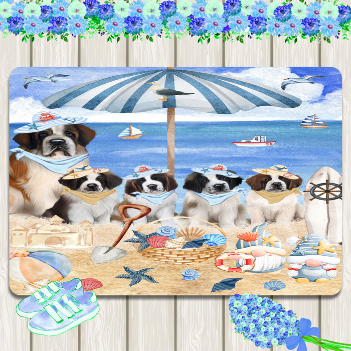 Saint Bernard Area Rug and Runner: Explore a Variety of Designs, Personalized, Custom, Halloween Indoor Floor Carpet Rugs for Home and Living Room, Pet Gift for Dog Lovers