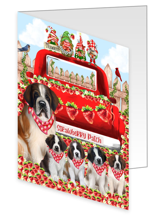 Saint Bernard Greeting Cards & Note Cards: Invitation Card with Envelopes Multi Pack, Personalized, Explore a Variety of Designs, Custom, Dog Gift for Pet Lovers