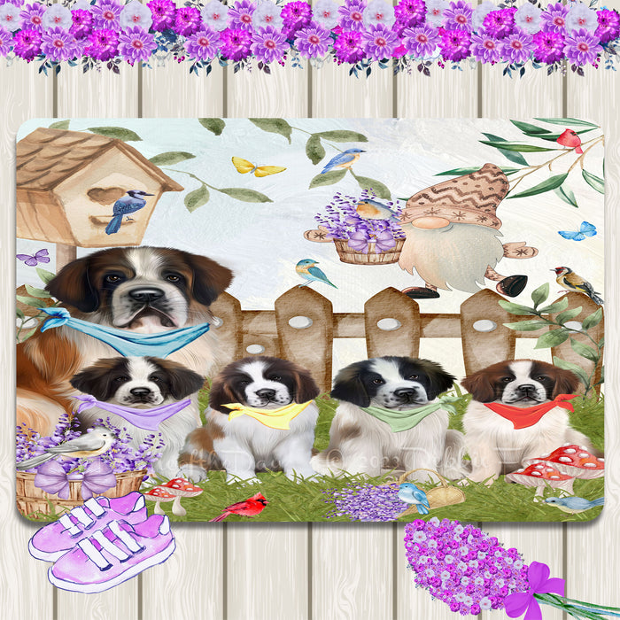 Saint Bernard Area Rug and Runner, Explore a Variety of Designs, Custom, Floor Carpet Rugs for Home, Indoor and Living Room, Personalized, Gift for Dog and Pet Lovers