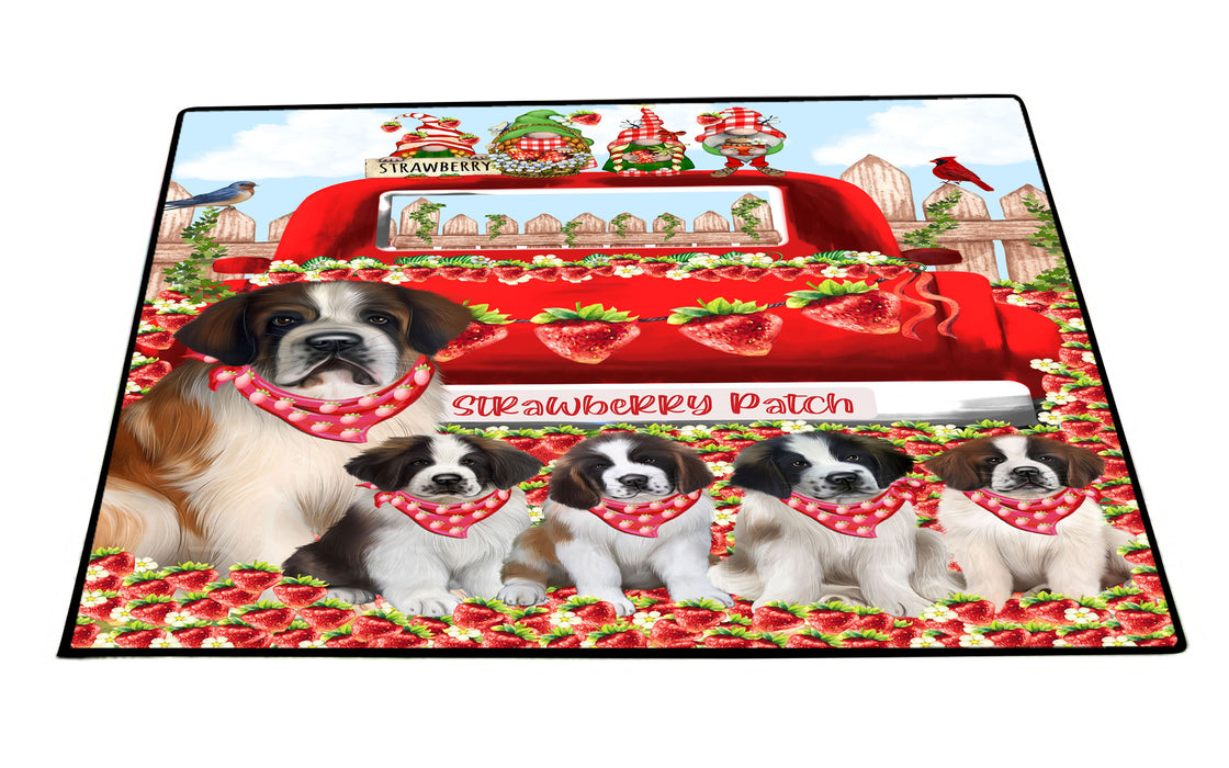 Saint Bernard Floor Mat, Non-Slip Door Mats for Indoor and Outdoor, Custom, Explore a Variety of Personalized Designs, Dog Gift for Pet Lovers