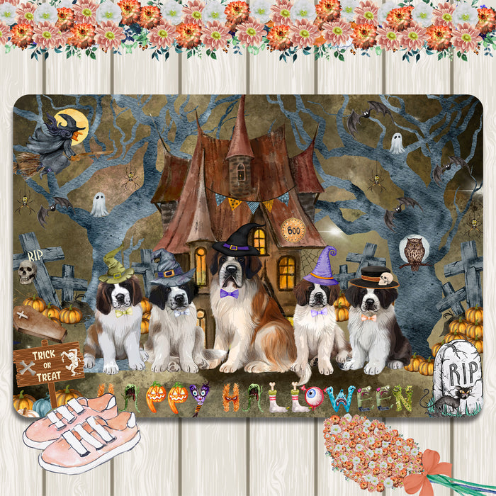 Saint Bernard Area Rug and Runner: Explore a Variety of Custom Designs, Personalized, Floor Carpet Indoor Rugs for Home and Living Room, Gift for Pet and Dog Lovers