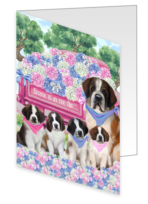 Saint Bernard Greeting Cards & Note Cards, Explore a Variety of Personalized Designs, Custom, Invitation Card with Envelopes, Dog and Pet Lovers Gift