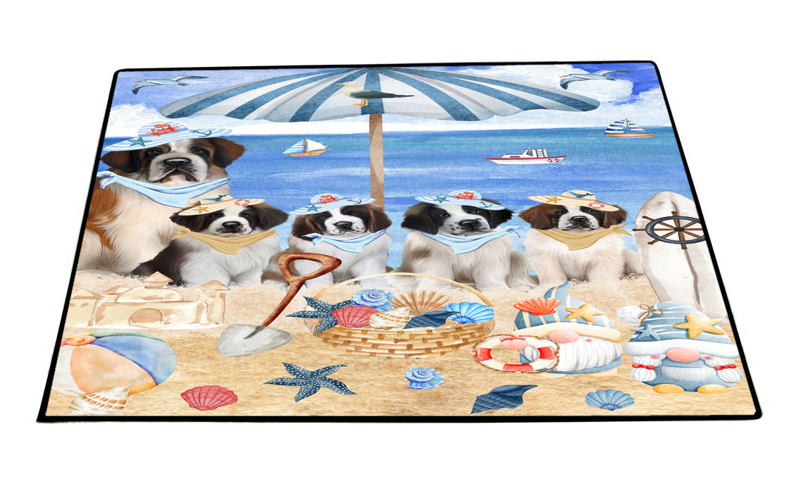 Saint Bernard Floor Mats: Explore a Variety of Designs, Personalized, Custom, Halloween Anti-Slip Doormat for Indoor and Outdoor, Dog Gift for Pet Lovers
