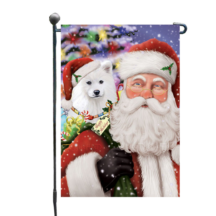 Christmas House with Presents Japanese Chin Dog Garden Flags Outdoor Decor for Homes and Gardens Double Sided Garden Yard Spring Decorative Vertical Home Flags Garden Porch Lawn Flag for Decorations GFLG68683