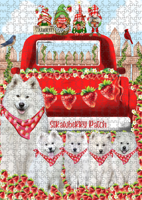 Samoyed Jigsaw Puzzle: Explore a Variety of Personalized Designs, Interlocking Puzzles Games for Adult, Custom, Dog Lover's Gifts