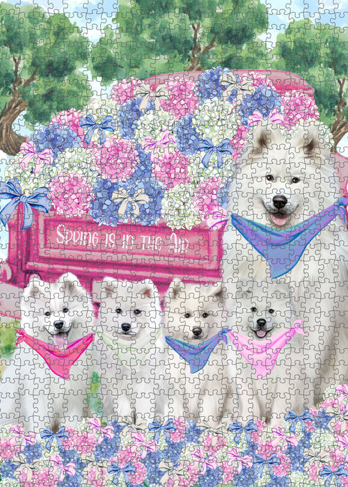 Samoyed Jigsaw Puzzle for Adult, Explore a Variety of Designs, Interlocking Puzzles Games, Custom and Personalized, Gift for Dog and Pet Lovers