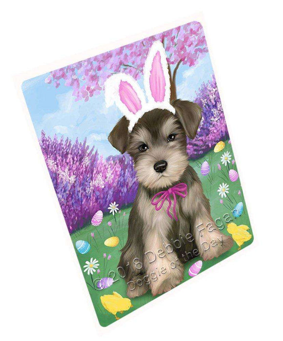 Schnauzer Dog Easter Holiday Large Refrigerator / Dishwasher Magnet RMAG56034