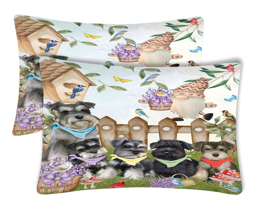 Schnauzer Pillow Case: Explore a Variety of Personalized Designs, Custom, Soft and Cozy Pillowcases Set of 2, Pet & Dog Gifts