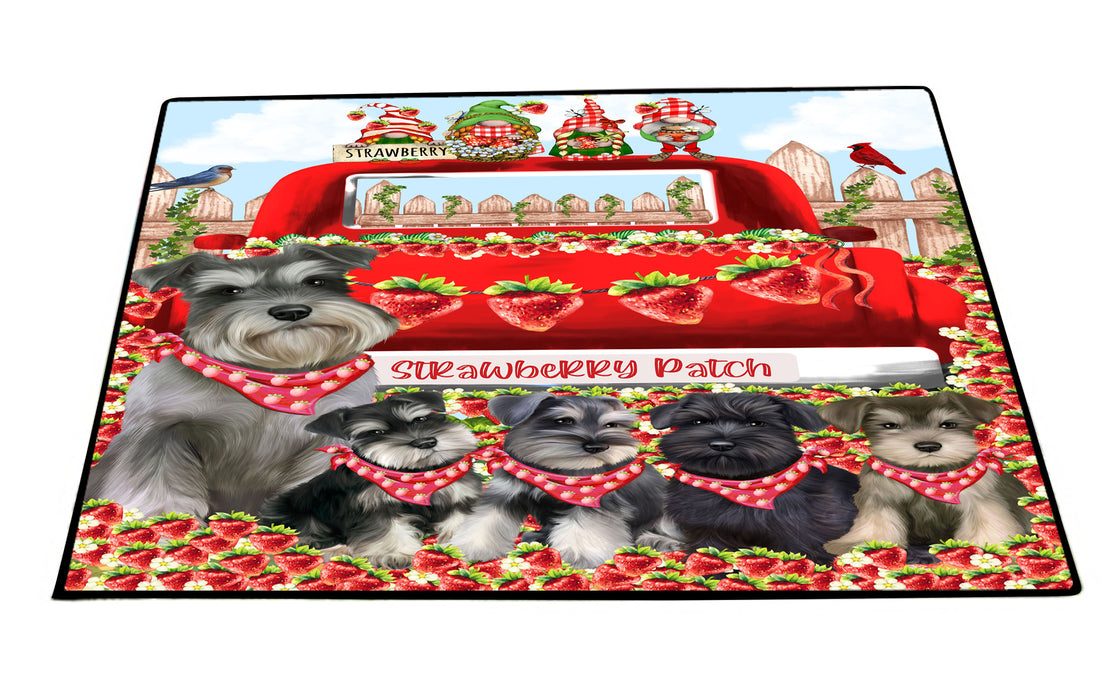 Schnauzer Floor Mats: Explore a Variety of Designs, Personalized, Custom, Halloween Anti-Slip Doormat for Indoor and Outdoor, Dog Gift for Pet Lovers