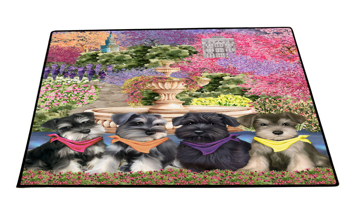 Schnauzer Floor Mat, Explore a Variety of Custom Designs, Personalized, Non-Slip Door Mats for Indoor and Outdoor Entrance, Pet Gift for Dog Lovers
