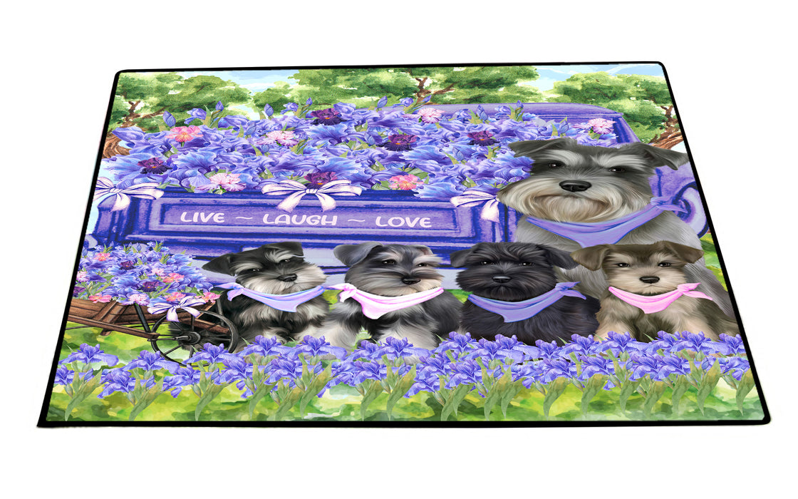 Schnauzer Floor Mats and Doormat: Explore a Variety of Designs, Custom, Anti-Slip Welcome Mat for Outdoor and Indoor, Personalized Gift for Dog Lovers