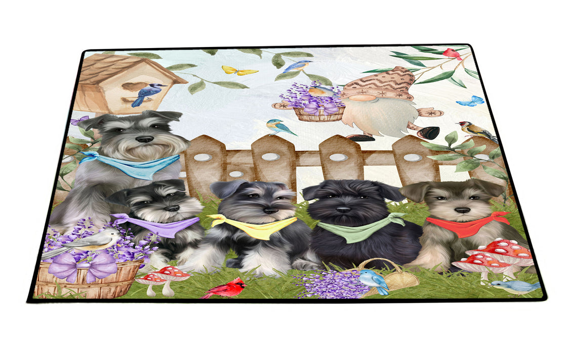Schnauzer Floor Mat, Explore a Variety of Custom Designs, Personalized, Non-Slip Door Mats for Indoor and Outdoor Entrance, Pet Gift for Dog Lovers