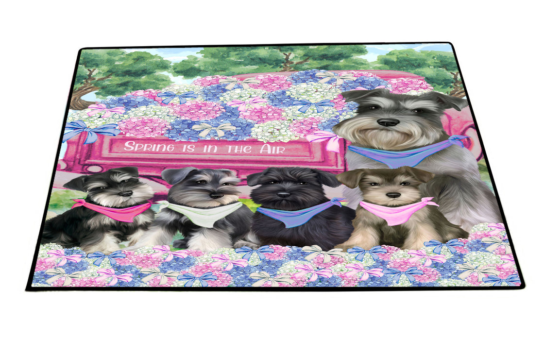 Schnauzer Floor Mat, Explore a Variety of Custom Designs, Personalized, Non-Slip Door Mats for Indoor and Outdoor Entrance, Pet Gift for Dog Lovers