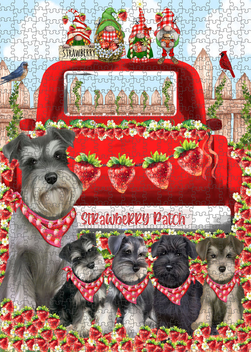 Schnauzer Jigsaw Puzzle for Adult, Explore a Variety of Designs, Interlocking Puzzles Games, Custom and Personalized, Gift for Dog and Pet Lovers