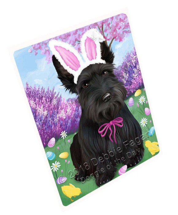 Scottish Terrier Dog Easter Holiday Tempered Cutting Board C52020