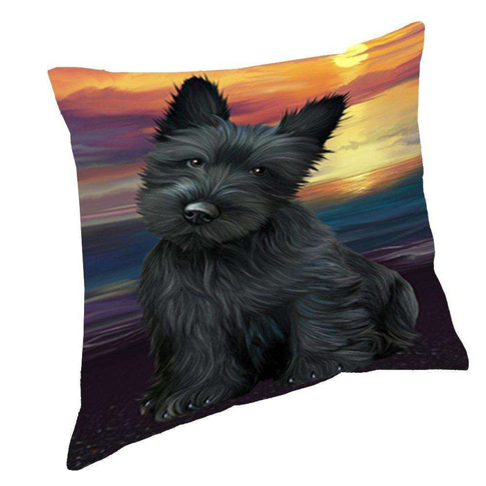 Scottish Terriers Dog Throw Pillow D555