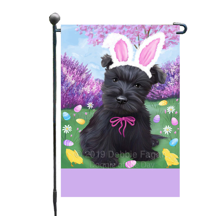 Personalized Easter Holiday Scottish Terrier Dog Custom Garden Flags GFLG-DOTD-A58994