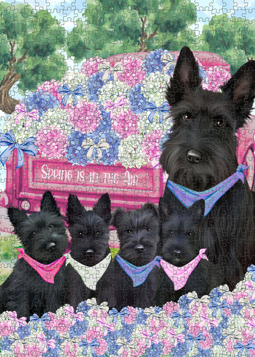 Scottish Terrier Jigsaw Puzzle: Interlocking Puzzles Games for Adult, Explore a Variety of Custom Designs, Personalized, Pet and Dog Lovers Gift