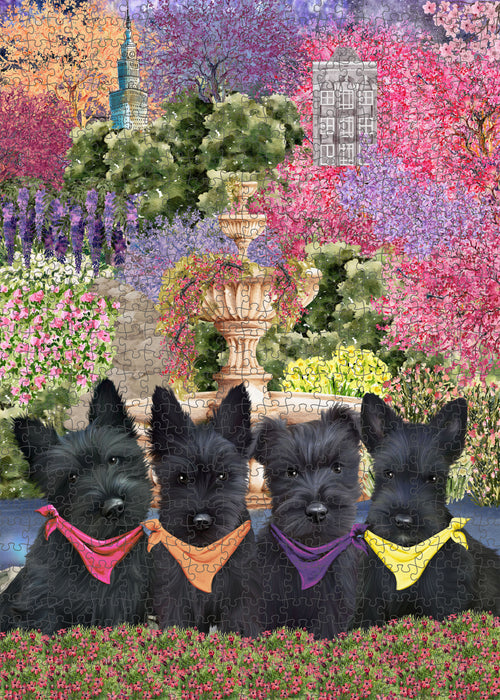 Scottish Terrier Jigsaw Puzzle: Explore a Variety of Personalized Designs, Interlocking Puzzles Games for Adult, Custom, Dog Lover's Gifts