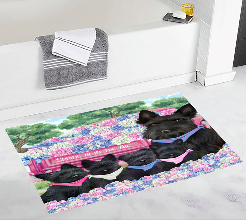Scottish Terrier Bath Mat: Explore a Variety of Designs, Custom, Personalized, Anti-Slip Bathroom Rug Mats, Gift for Dog and Pet Lovers