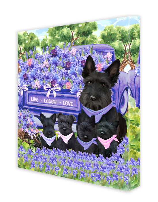 Scottish Terrier Canvas: Explore a Variety of Designs, Digital Art Wall Painting, Personalized, Custom, Ready to Hang Room Decoration, Gift for Pet & Dog Lovers