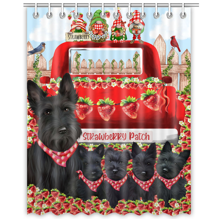 Scottish Terrier Shower Curtain, Personalized Bathtub Curtains for Bathroom Decor with Hooks, Explore a Variety of Designs, Custom, Pet Gift for Dog Lovers