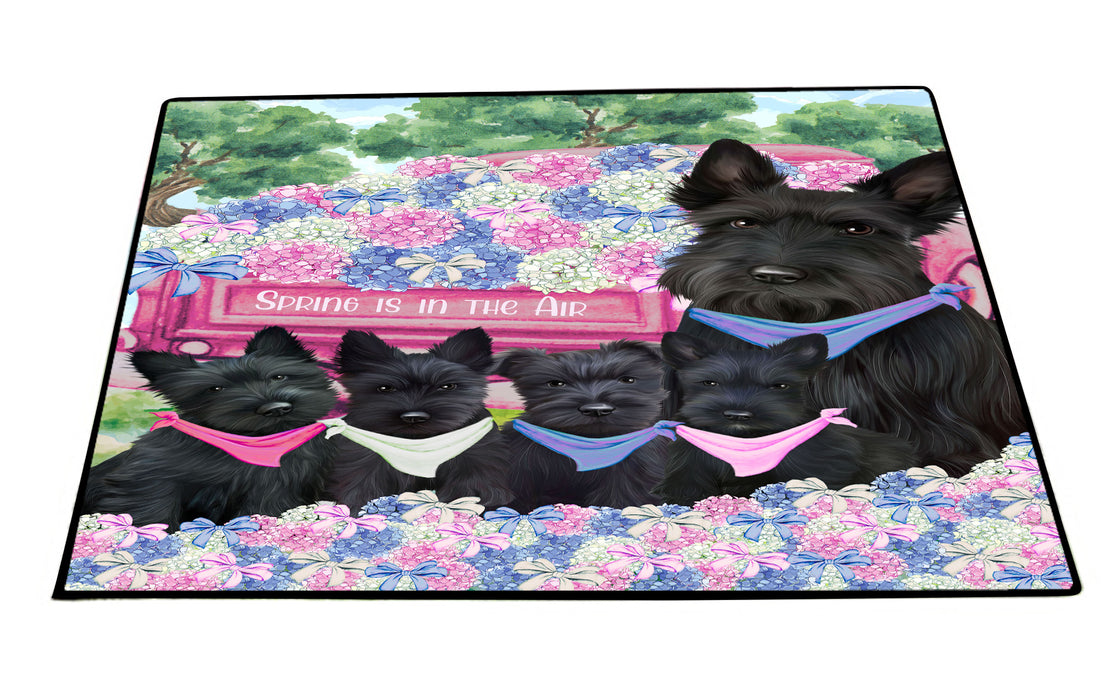 Scottish Terrier Floor Mats: Explore a Variety of Designs, Personalized, Custom, Halloween Anti-Slip Doormat for Indoor and Outdoor, Dog Gift for Pet Lovers