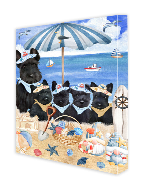 Scottish Terrier Canvas: Explore a Variety of Personalized Designs, Custom, Digital Art Wall Painting, Ready to Hang Room Decor, Gift for Dog and Pet Lovers