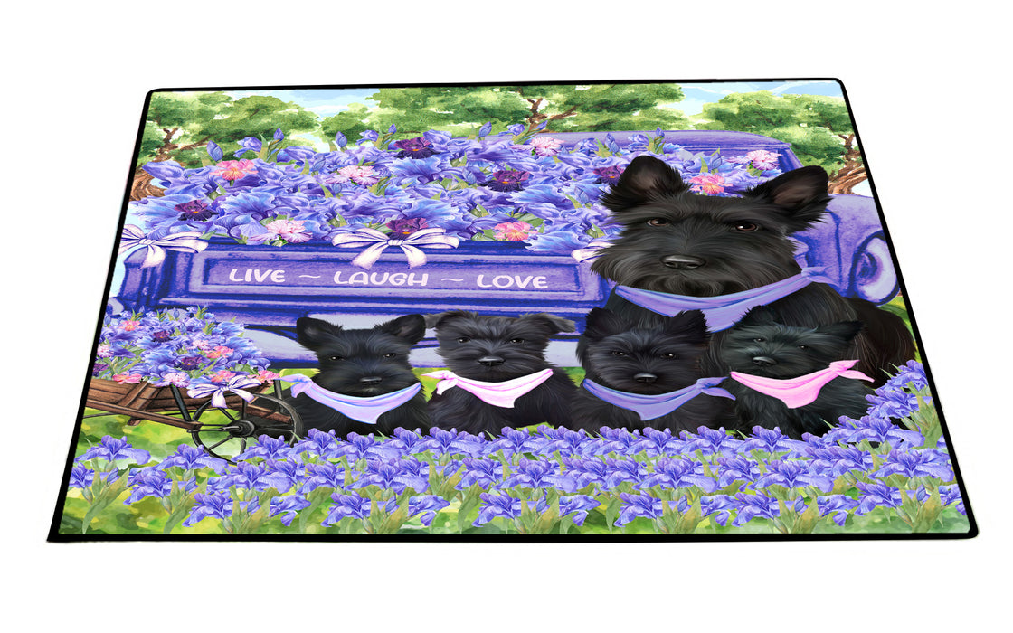 Scottish Terrier Floor Mat, Explore a Variety of Custom Designs, Personalized, Non-Slip Door Mats for Indoor and Outdoor Entrance, Pet Gift for Dog Lovers