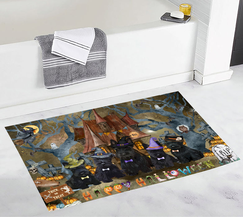 Scottish Terrier Bath Mat: Non-Slip Bathroom Rug Mats, Custom, Explore a Variety of Designs, Personalized, Gift for Pet and Dog Lovers