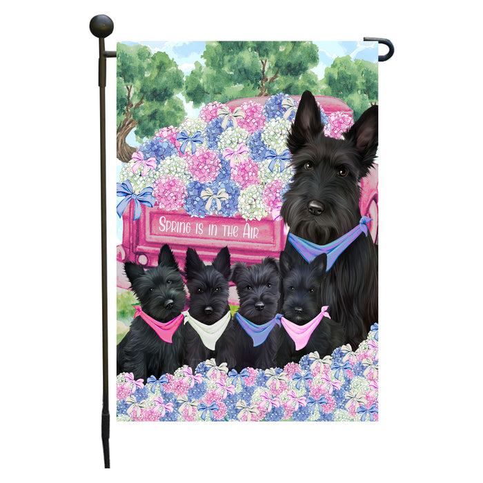 Scottish Terrier Dogs Garden Flag: Explore a Variety of Personalized Designs, Double-Sided, Weather Resistant, Custom, Outdoor Garden Yard Decor for Dog and Pet Lovers