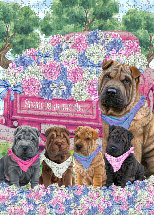 Shar Pei Jigsaw Puzzle: Explore a Variety of Designs, Interlocking Puzzles Games for Adult, Custom, Personalized, Gift for Dog and Pet Lovers