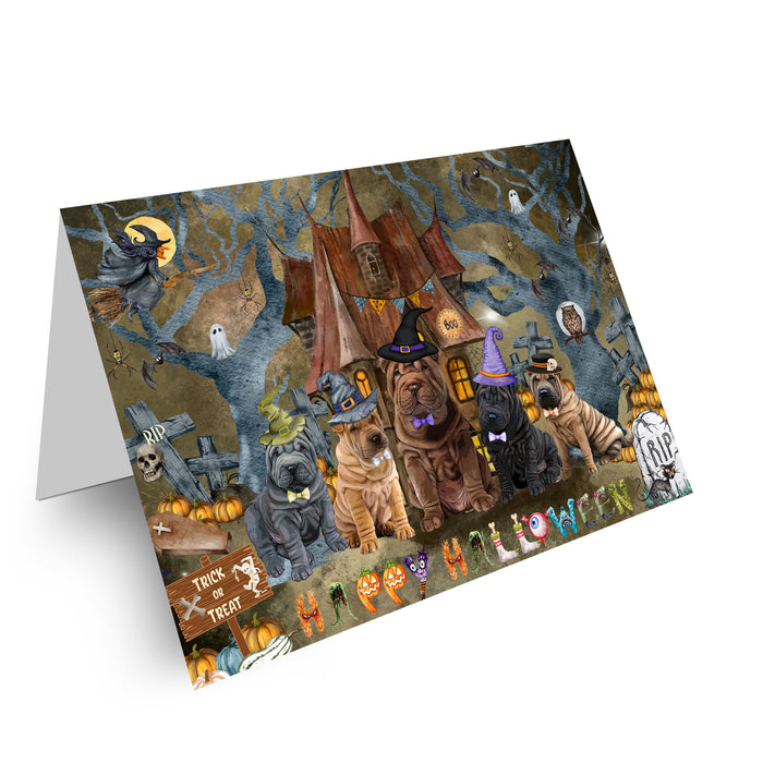 Shar Pei Greeting Cards & Note Cards with Envelopes: Explore a Variety of Designs, Custom, Invitation Card Multi Pack, Personalized, Gift for Pet and Dog Lovers