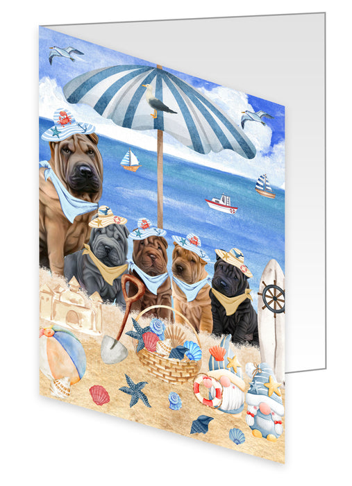 Shar Pei Greeting Cards & Note Cards: Explore a Variety of Designs, Custom, Personalized, Halloween Invitation Card with Envelopes, Gifts for Dog Lovers