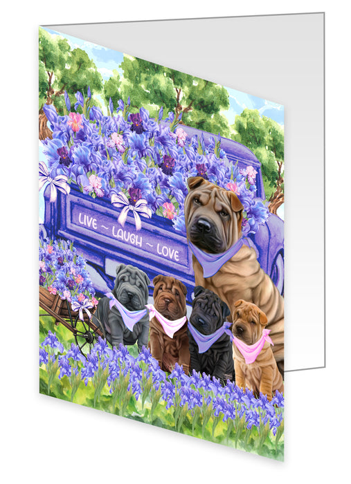 Shar Pei Greeting Cards & Note Cards: Invitation Card with Envelopes Multi Pack, Personalized, Explore a Variety of Designs, Custom, Dog Gift for Pet Lovers