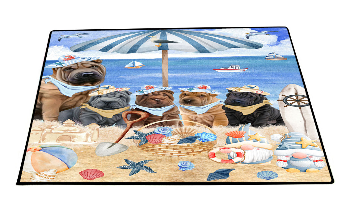 Shar Pei Floor Mat, Anti-Slip Door Mats for Indoor and Outdoor, Custom, Personalized, Explore a Variety of Designs, Pet Gift for Dog Lovers