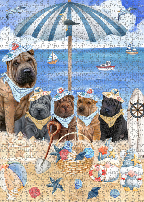 Shar Pei Jigsaw Puzzle for Adult, Interlocking Puzzles Games, Personalized, Explore a Variety of Designs, Custom, Dog Gift for Pet Lovers