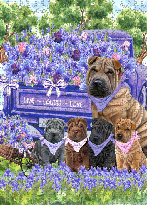 Shar Pei Jigsaw Puzzle: Interlocking Puzzles Games for Adult, Explore a Variety of Custom Designs, Personalized, Pet and Dog Lovers Gift