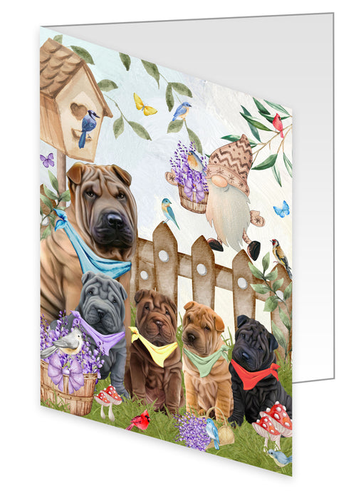 Shar Pei Greeting Cards & Note Cards, Explore a Variety of Custom Designs, Personalized, Invitation Card with Envelopes, Gift for Dog and Pet Lovers