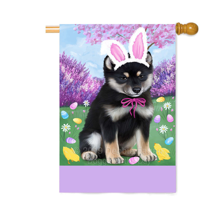 Personalized Easter Holiday Shiba Inu Dog Custom House Flag FLG-DOTD-A59065