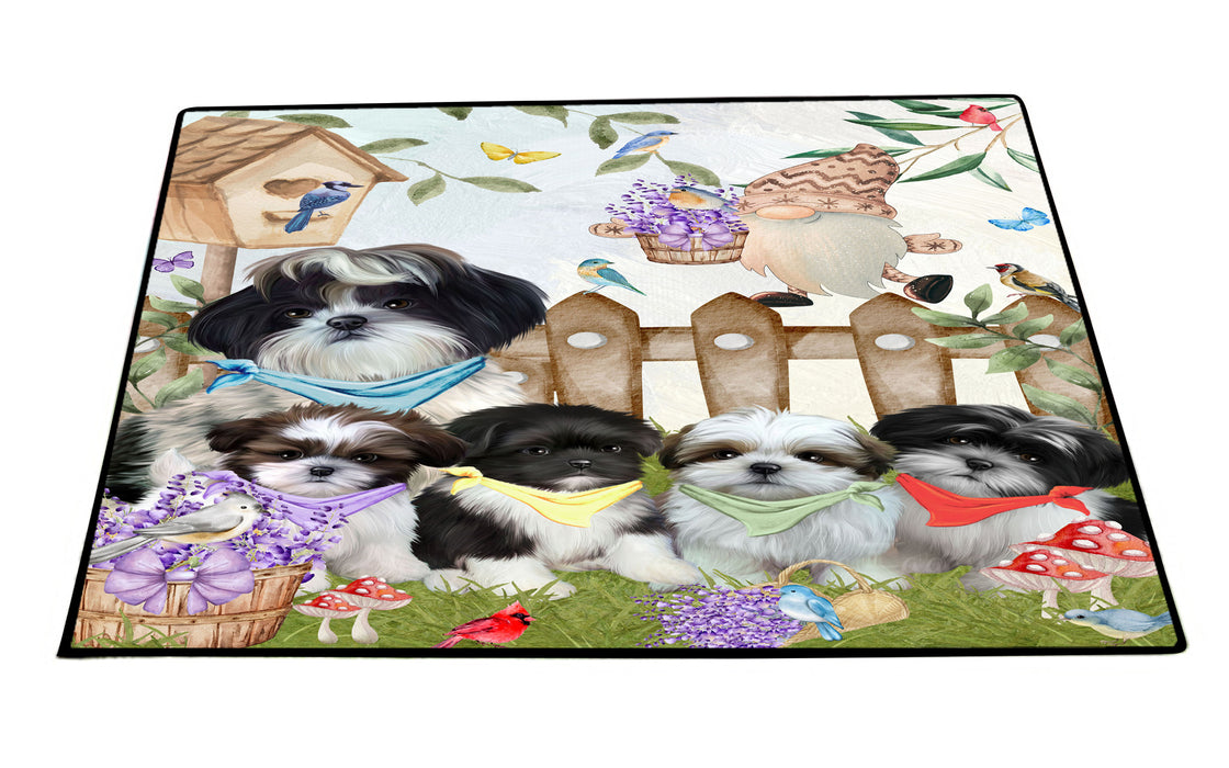 Shih Tzu Floor Mats: Explore a Variety of Designs, Personalized, Custom, Halloween Anti-Slip Doormat for Indoor and Outdoor, Dog Gift for Pet Lovers