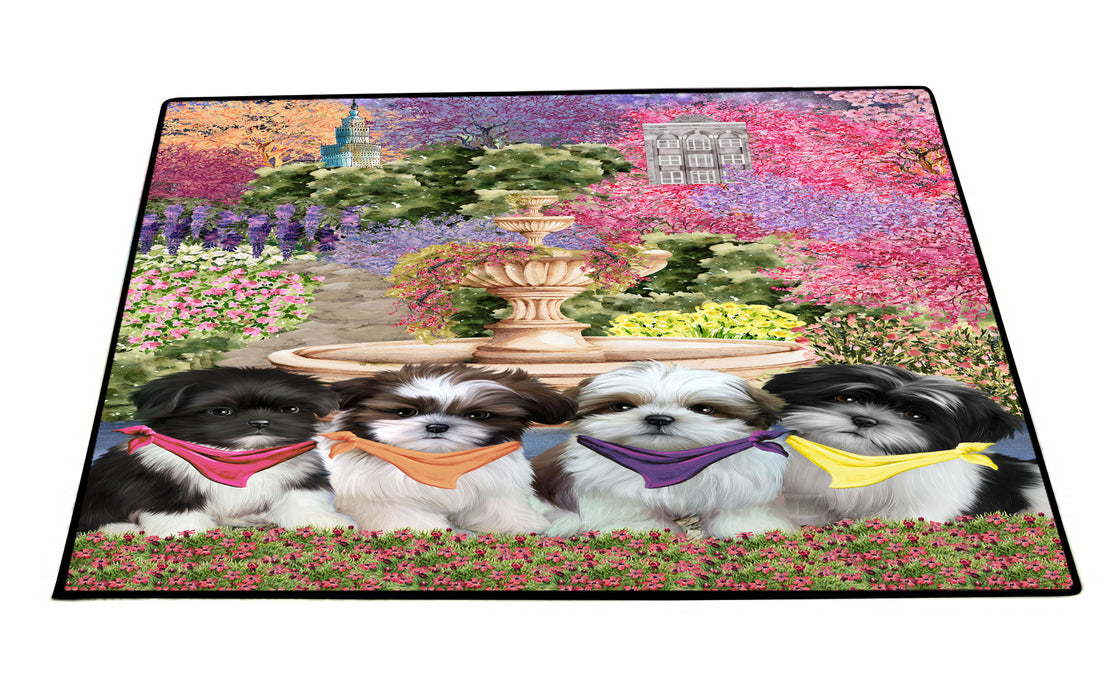 Shih Tzu Floor Mat, Non-Slip Door Mats for Indoor and Outdoor, Custom, Explore a Variety of Personalized Designs, Dog Gift for Pet Lovers