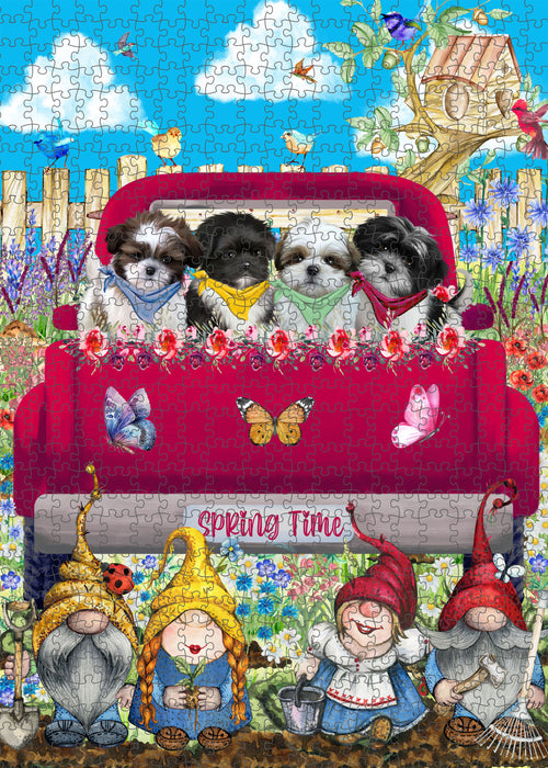 Shih Tzu Jigsaw Puzzle: Explore a Variety of Personalized Designs, Interlocking Puzzles Games for Adult, Custom, Dog Lover's Gifts