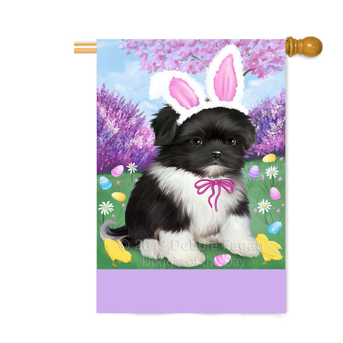 Personalized Easter Holiday Shih Tzu Dog Custom House Flag FLG-DOTD-A59068