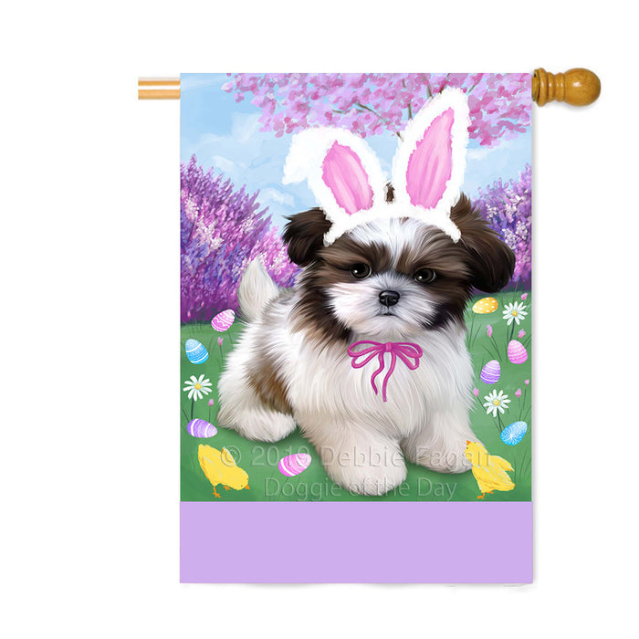 Personalized Easter Holiday Shih Tzu Dog Custom House Flag FLG-DOTD-A59070